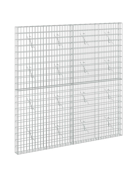 Gabione con Filo da 3,5 mm e Rete da 5x10 cm 200x10x200 cm