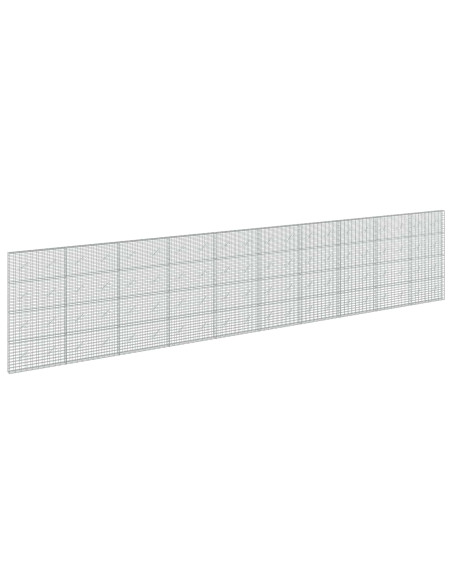 Gabione con Filo da 3,5 mm e Rete da 5x10 cm 1000x10x200 cm