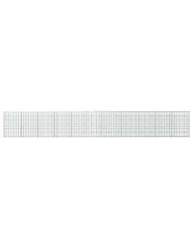 Gabione con Filo da 3,5 mm e Rete da 5x10 cm 1100x10x150 cm
