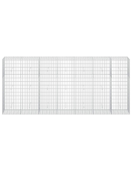 Gabione con Filo da 3,5 mm e Rete da 5x10 cm 350x50x150 cm