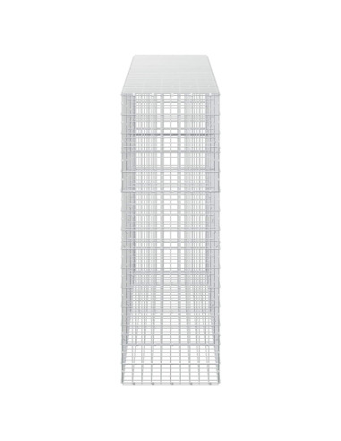 Gabione con Filo da 3,5 mm e Rete da 5x10 cm 350x50x150 cm