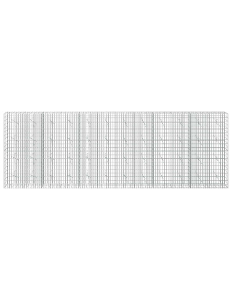 Gabione con Filo da 3,5 mm e Rete da 5x10 cm 600x10x200 cm