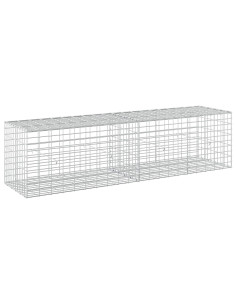 Gabione con Filo da 3,5 mm e Rete da 5x10 cm 200x50x50 cm 2