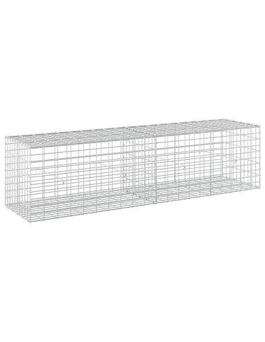 Gabione con Filo da 3,5 mm e Rete da 5x10 cm 200x50x50 cm