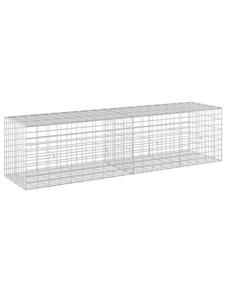 Gabione con Filo da 3,5 mm e Rete da 5x10 cm 200x50x50 cm