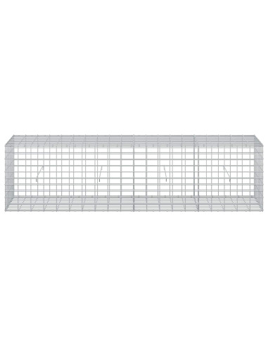 Gabione con Filo da 3,5 mm e Rete da 5x10 cm 200x50x50 cm