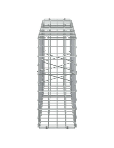 Gabione con Filo da 3,5 mm e Rete da 5x10 cm 150x20x50 cm