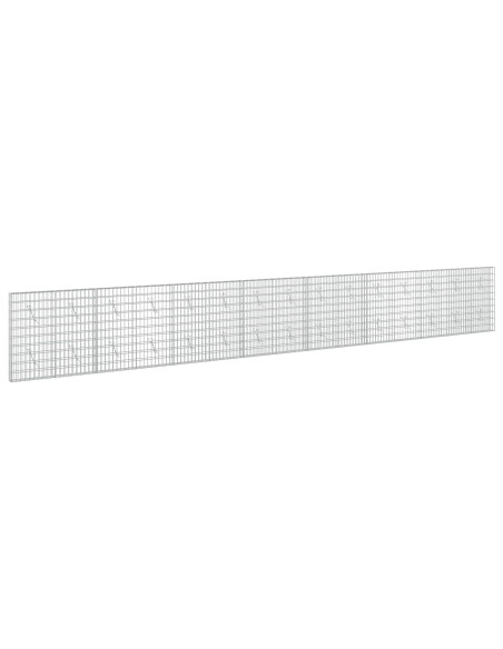 Gabione con Filo da 3,5 mm e Rete da 5x10 cm 750x10x100 cm