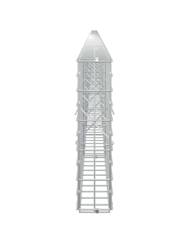 Gabione con Filo da 3,5 mm e Rete da 5x10 cm 1200x10x50 cm