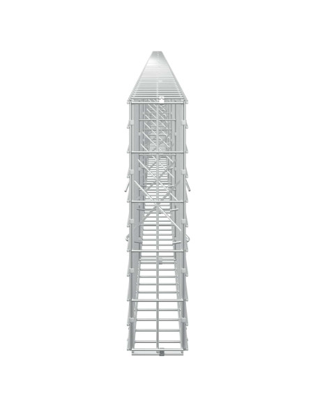 Gabione con Filo da 3,5 mm e Rete da 5x10 cm 1200x10x50 cm
