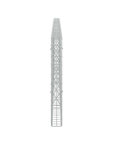 Gabione con Filo da 3,5 mm e Rete da 5x10 cm 450x10x100 cm