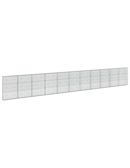 Gabione con Filo da 3,5 mm e Rete da 5x10 cm 1100x20x150 cm