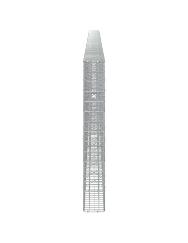 Gabione con Filo da 3,5 mm e Rete da 5x10 cm 1100x20x150 cm