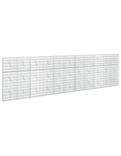 Gabione con Filo da 3,5 mm e Rete da 5x10 cm 550x10x150 cm 2