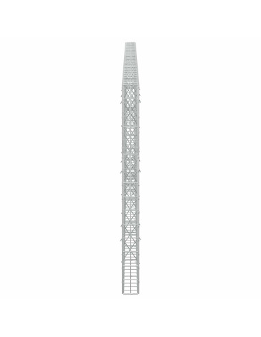 Gabione con Filo da 3,5 mm e Rete da 5x10 cm 550x10x150 cm