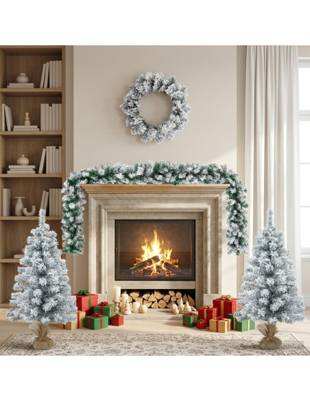 Albero di Natale Mini 90 cm PVC Bianco