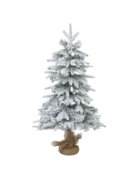Albero di Natale Mini 90 cm PVC e PE Bianco