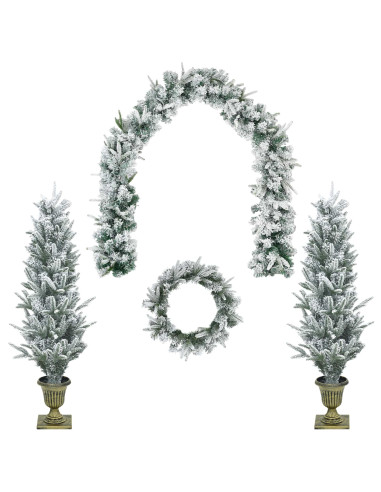Albero di Natale Mini 120 cm PVC e PE Bianco