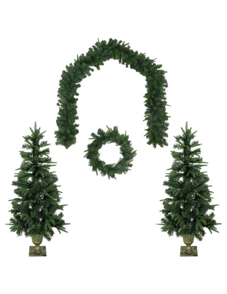 Albero di Natale Mini 120 cm PVC e PE Verde