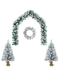 Albero di Natale Mini 90 cm PVC Bianco 2