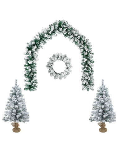 Albero di Natale Mini 90 cm PVC Bianco