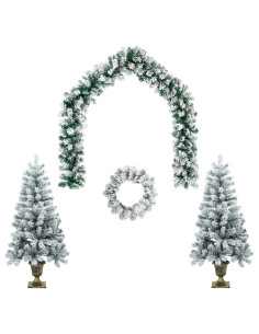 Albero di Natale Mini 120 cm PVC Bianco 2
