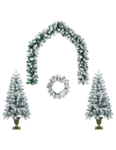 Albero di Natale Mini 120 cm PVC Bianco