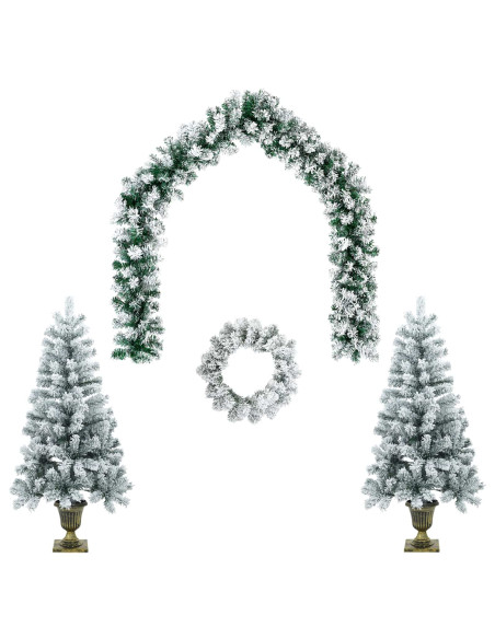 Albero di Natale Mini 120 cm PVC Bianco