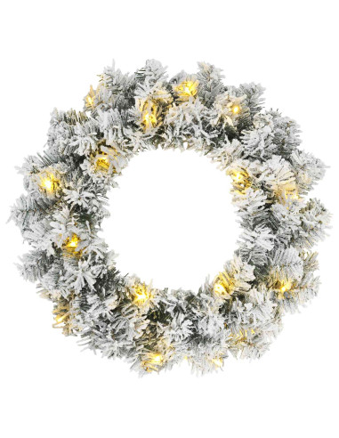 Albero di Natale Mini 90 cm 125 LED Bianco caldo PVC Bianco