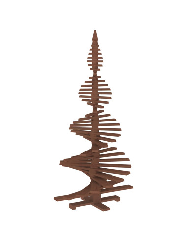 Albero di Natale in legno KOTKA 210 cm Legno Massello di Pino