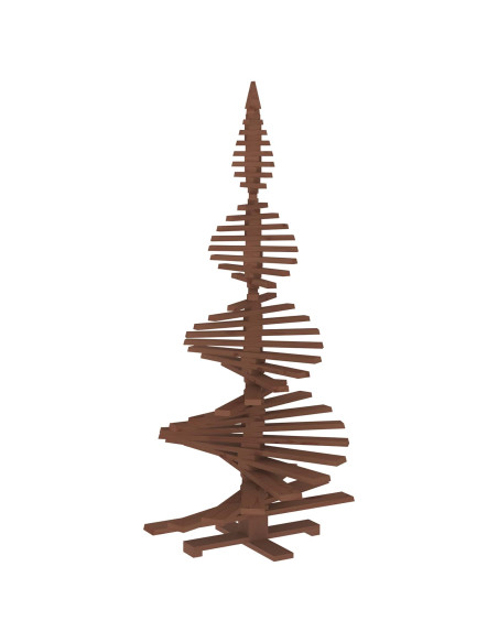 Albero di Natale in legno KOTKA 210 cm Legno Massello di Pino