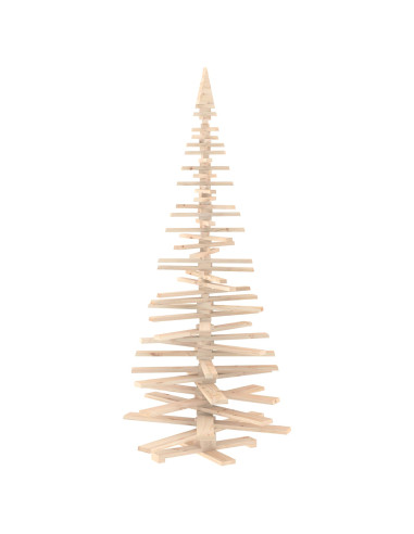 Albero di Natale in legno KOTKA 240 cm Legno Massello di Pino