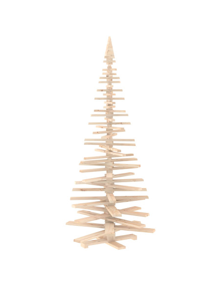Albero di Natale in legno KOTKA 240 cm Legno Massello di Pino
