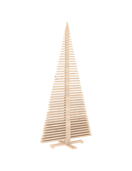 Albero di Natale in legno KOTKA 240 cm Legno Massello di Pino