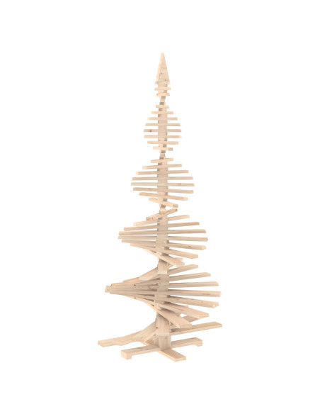 Albero di Natale in legno KOTKA 240 cm Legno Massello di Pino
