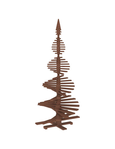 Albero di Natale in legno KOTKA 240 cm Legno Massello di Pino