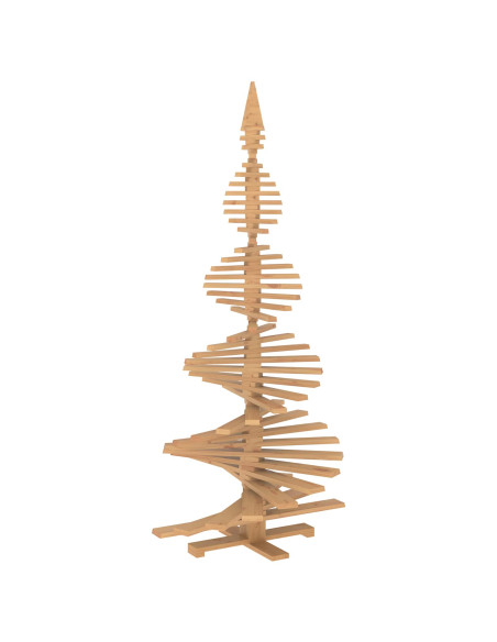 Albero di Natale in legno KOTKA 240 cm Legno Massello di Pino