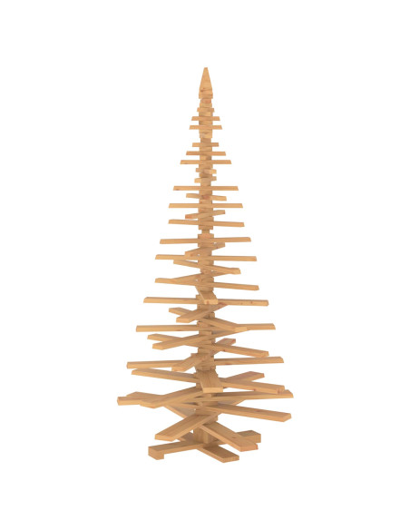 Albero di Natale in legno KOTKA 210 cm Legno Massello di Pino