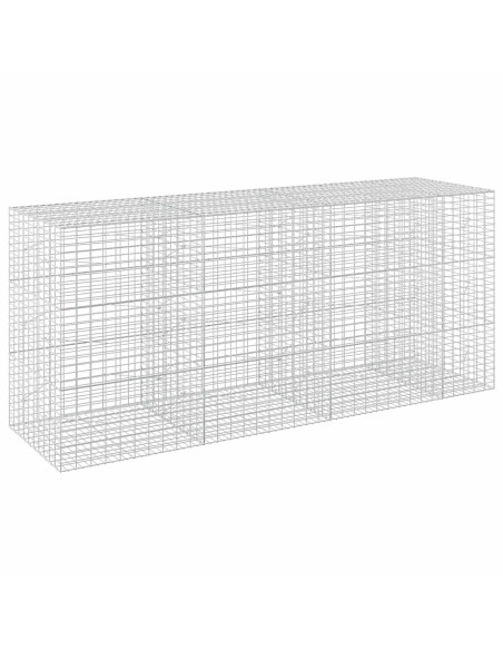 Gabione con Filo da 3,5 mm e Rete da 5x10 cm 350x100x150 cm