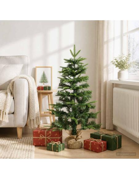 Albero di Natale Mini 90 cm PVC e PE Verde