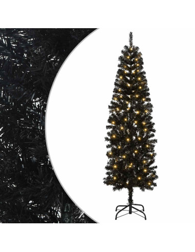 Albero di Natale Artificiale Sottile 210 cm 300 LED