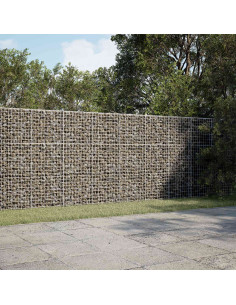 Gabione con filo da 5 mm e rete da 5x5 cm 200x100x150 cm