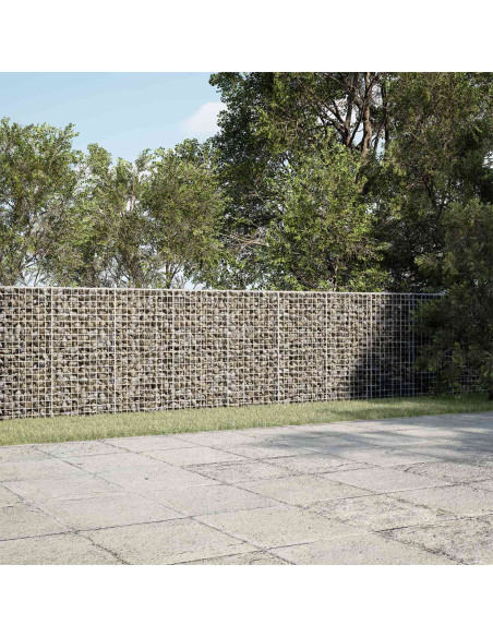 Gabione con filo da 5 mm e rete da 5x5 cm 900x100x100 cm