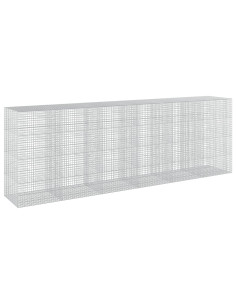 Gabione con filo da 5 mm e rete da 5x5 cm 600x100x200 cm 2