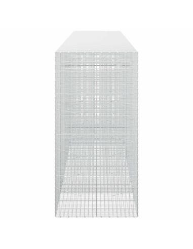 Gabione con filo da 5 mm e rete da 5x5 cm 600x100x200 cm