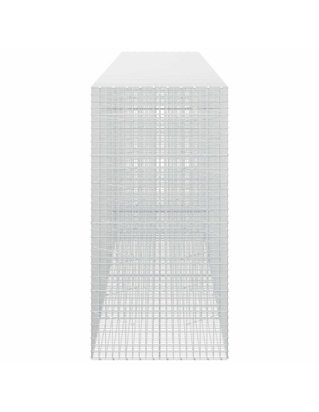 Gabione con filo da 5 mm e rete da 5x5 cm 600x100x200 cm
