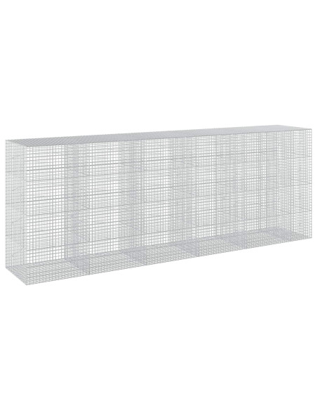 Gabione con filo da 5 mm e rete da 5x5 cm 550x100x200 cm