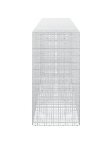 Gabione con filo da 5 mm e rete da 5x5 cm 550x100x200 cm
