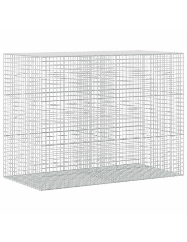 Gabione con filo da 5 mm e rete da 5x5 cm 200x100x150 cm