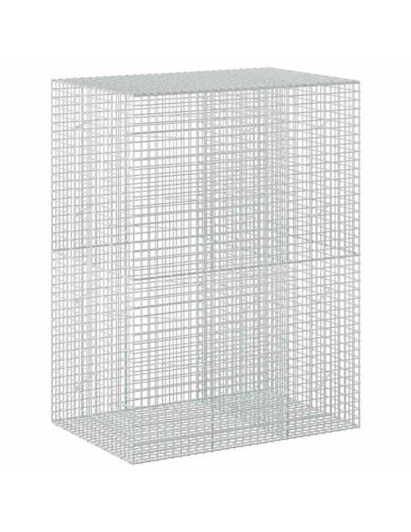 Gabione con filo da 5 mm e rete da 5x5 cm 150x100x200 cm